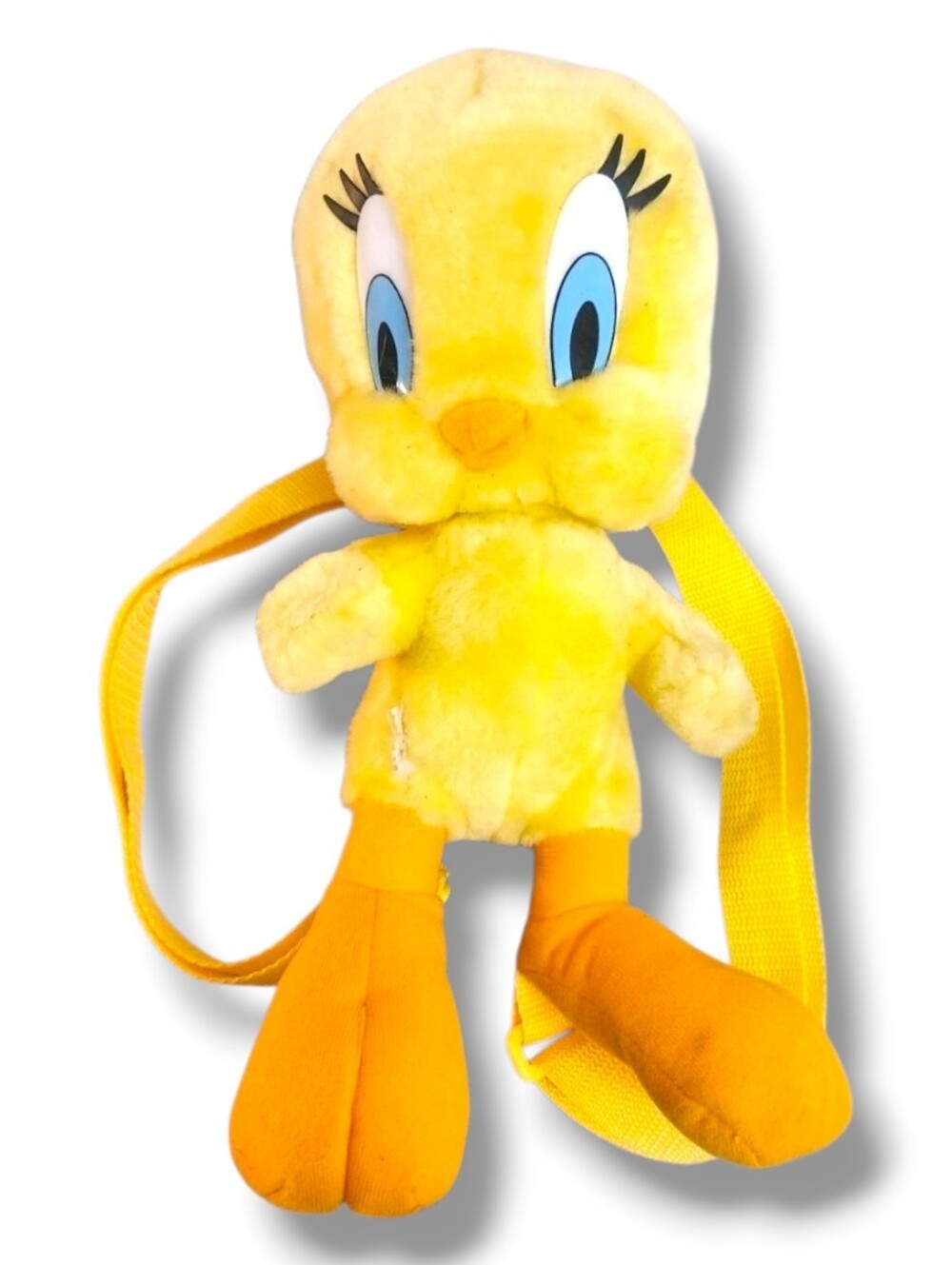 Plush 🐥 Tweety Bird Shaped Backpack Warner Bros. Looney Tunes Cartoon Character